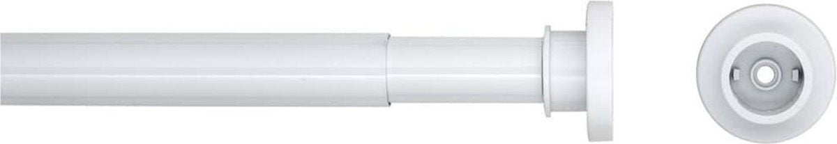 Sealskin seallux douchegordijnstang - 125-220 cm - wit
