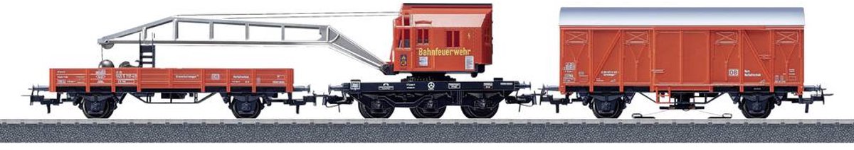 Märklin pone en marcha una grúa de montaña para bomberos