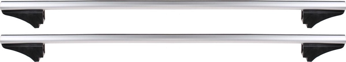 Ratería de techo Barra de mosca 100 kg 124 cm Plata de aluminio