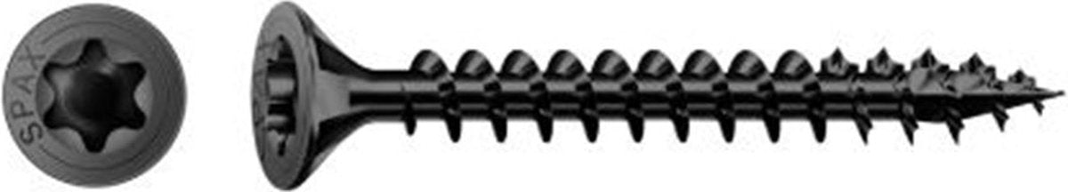 Vite per truciolare Spax t-star 4.0x20mm vk torx t20 nera