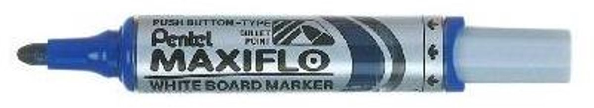 Pentel pennarello per lavagna maxiflo 3mm rotondo blu