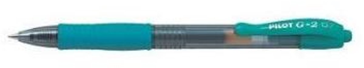 Pilot g2 gel ink rollerball pen – doos van 12 gelpennen - medium tip - turquoise