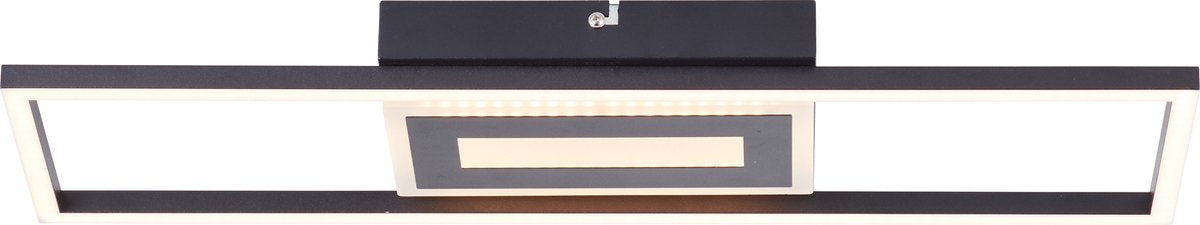Brilliant besson - lampada da soffitto - led 24w - 3000k - nera