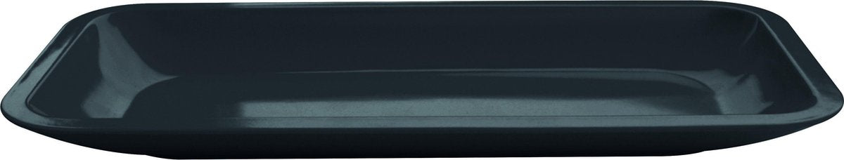 Zak!designs seaside - plato rectangular 31,5 x 15,5 cm - negro