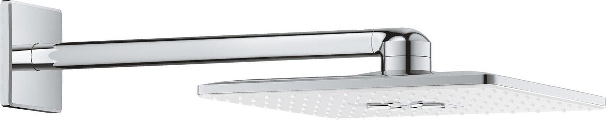 Grohe rainshower 310 smartactive cube hoofddoucheset - 31 cm hoofddouche - 2 stralen - wit