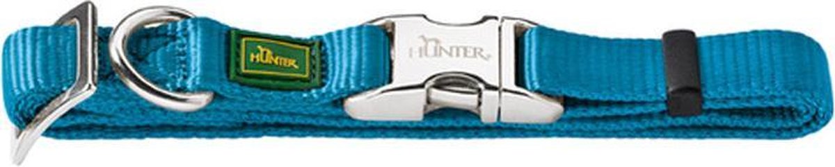 Hunter vario - collar para perros - alu-strong - turquesa - talla m - 1.5x40-55cm