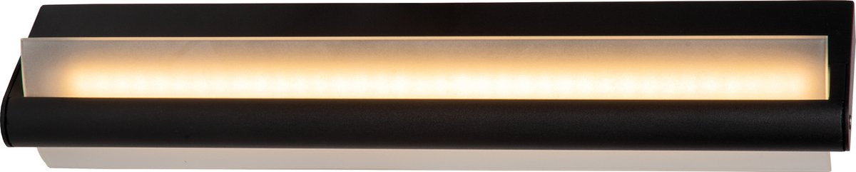 Lucide wanda - lampada da parete bagno - led - 1x15w 3000k - ip44 - nero