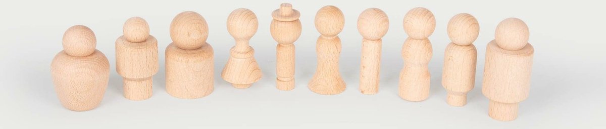 Figuras comunitarias de madera Tickit ®