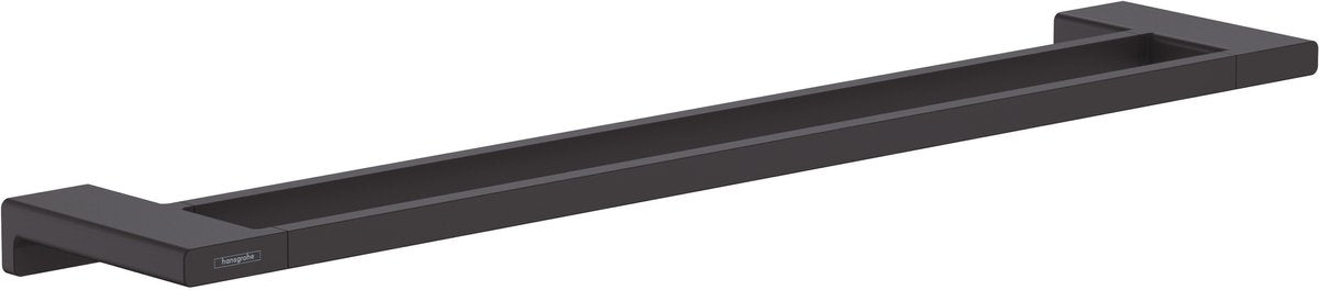 Toallero doble Addstoris de Hansgrohe negro mate
