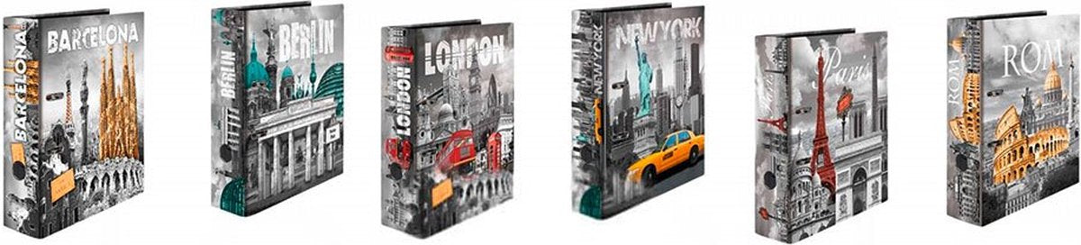 Herma 1x10 design folder cities DIN A4 7169