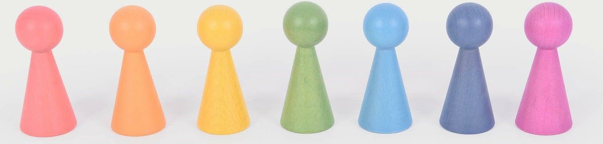 Tickit® figuras de madera tickit arcoiris