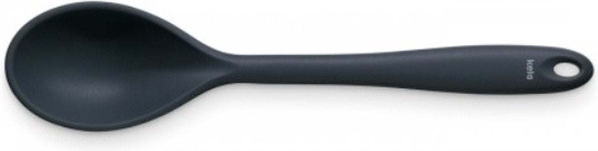 Cucchiaio da portata Kela, silicone, nero - | tom