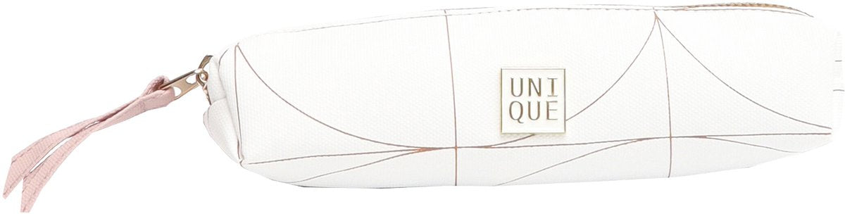 Astuccio scolastico Ancor unico vuoto rettangolare 1 scomparto archi bianco