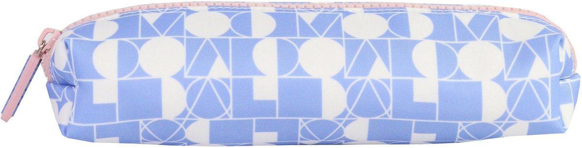 Ancor estuche escolar liso vacio rectangular 1 compartimento azul - an-113280-b