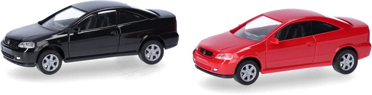 Herpa opel coupé, nero rosso (mini kit 2 pz.)