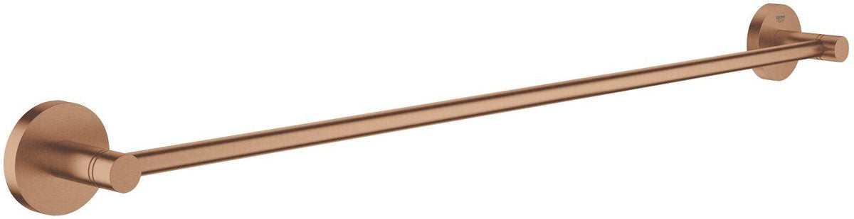 Toallero Grohe start – 600 mm – tornillos o pegamento – metal – atardecer cálido cepillado