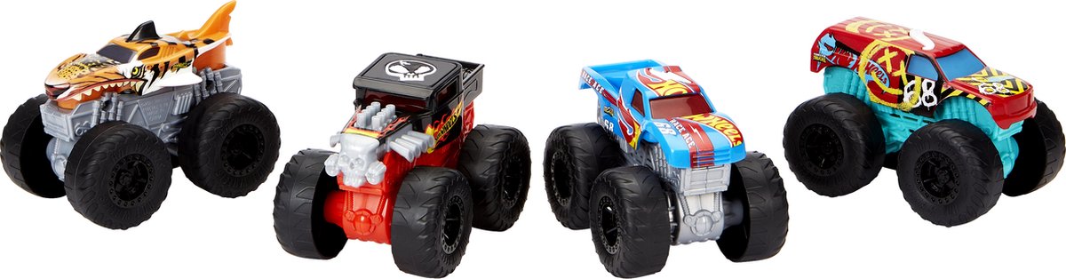 Hot wheels monster trucks roarin' wreckers assortment
