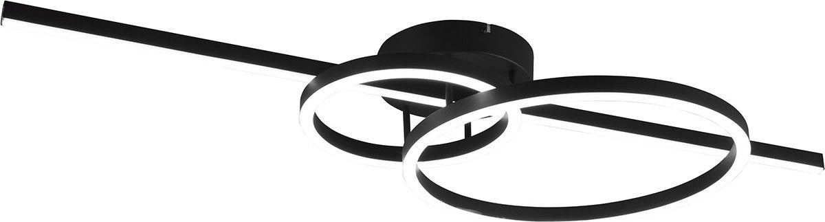 Lampada da soffitto Trio Leuchten Montilla nera