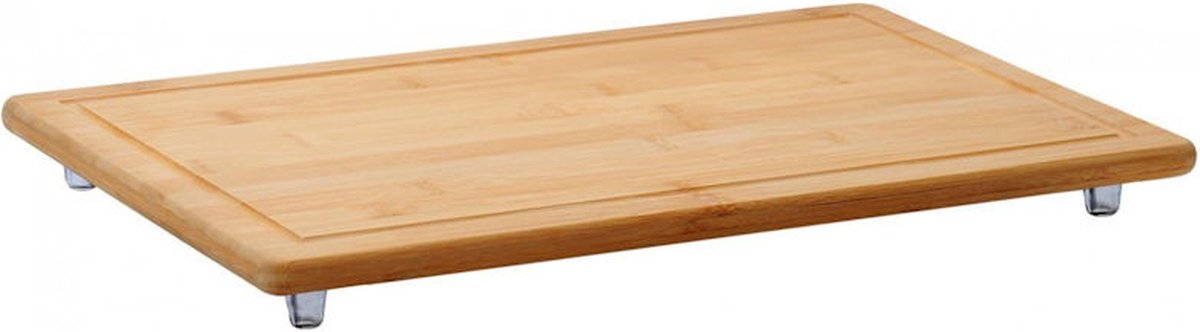 Kesper fsc® wooden cutting board cover plate bamboo wood, with sap edge | cutting board | hob cover plate | size 50 x 28 x 4 cm