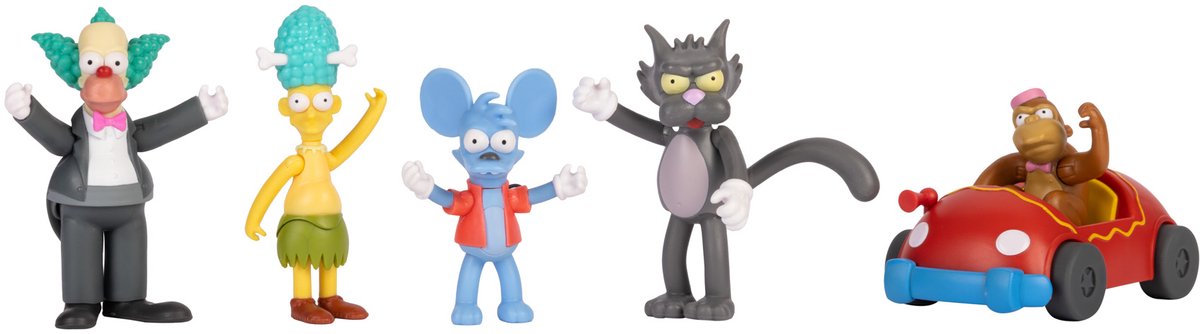 Jakks los Simpson - multipack de 6 cm Krusty el payaso