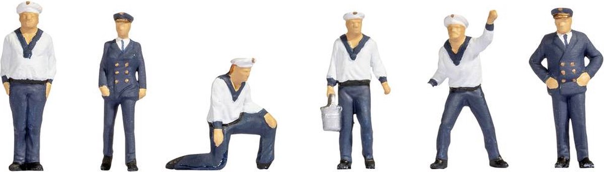 Nor 36046 n figuras de marineros pintadas, de pie