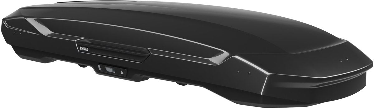 Thule motion 3 xxl low black glossy - dakkoffer - 2 zijden te openen - 75kg laadvermogen – 590 l inhoud