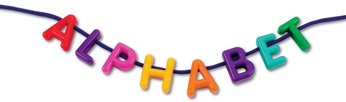 Alfabeto per allacciatura maiuscola delle risorse didattiche - 3+
