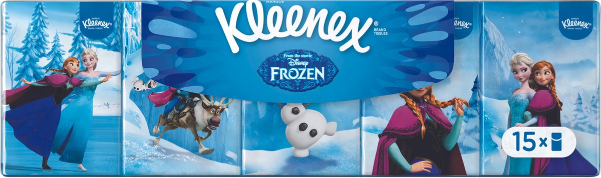 Kleenex ©disney pañuelo princesas 15x7uds