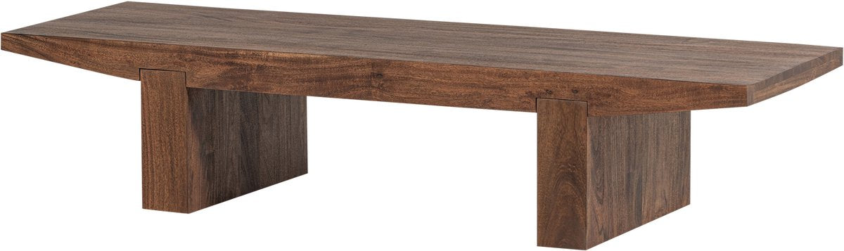 Mesa de centro Woood Eron - madera de acacia - marrón - 32x152x48