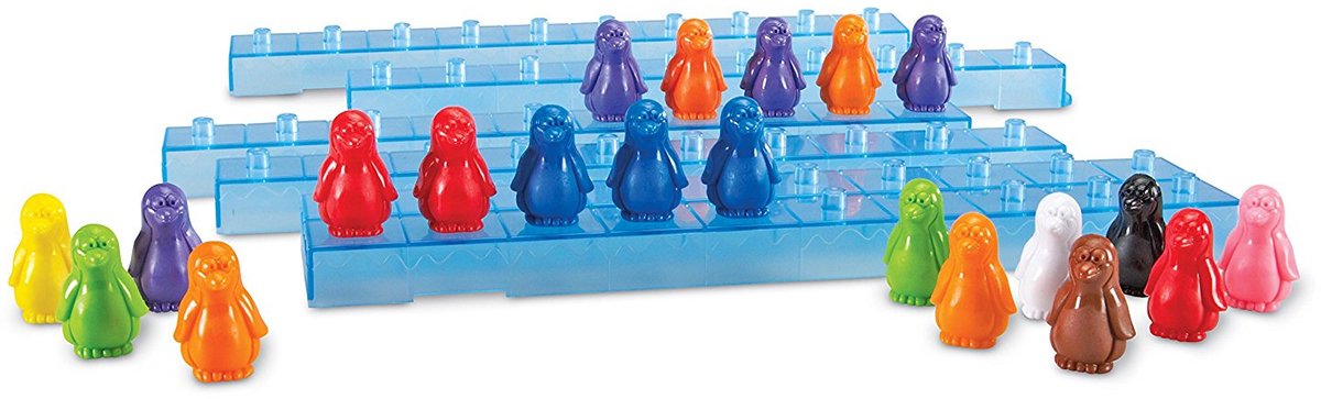 Set di attività matematiche Penguins on Ice™ con risorse didattiche - 5+