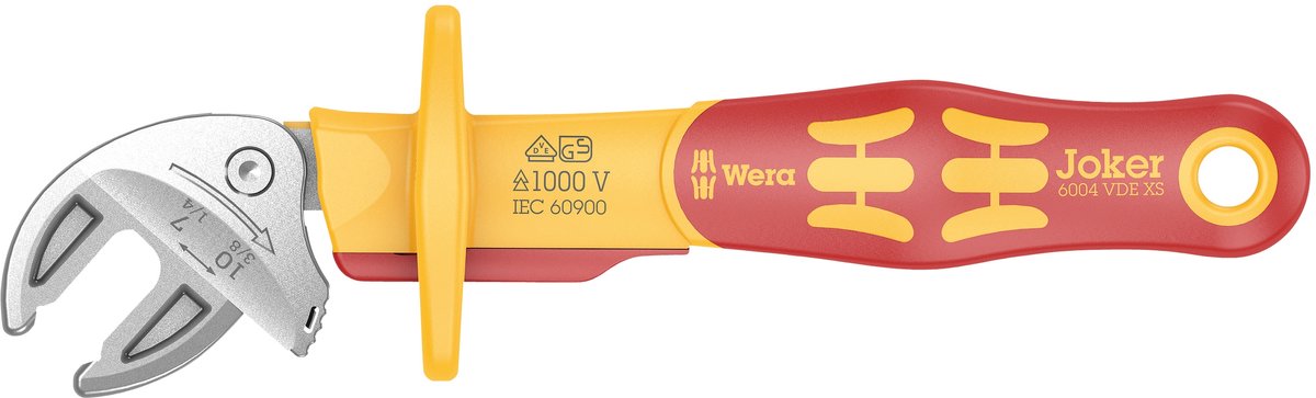 Wera 05020150001 joker vde xs llave de boca autoajustable 1 pieza ancho de llave (métrico) 7 - 10 mm ancho de llave (
