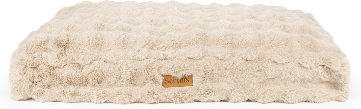 Scruffs - colchón alpino - cojín para perros - champán - extragrande 120 x 75 cm