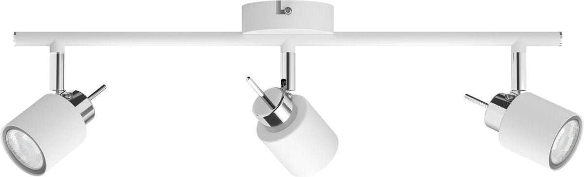 Philips Faretto da superficie LED Philips Meranti - 3 luci - bianco