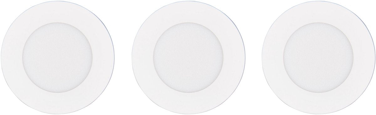 Trio himal - foco empotrable - blanco - incl. 3x SMD 3,5 W - montaje en techo - brillo ajustable - interruptor DIP