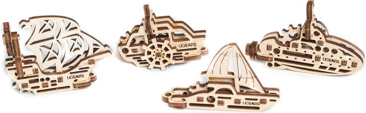 Ugears modellismo di barche in legno