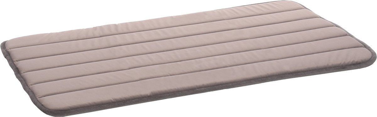 Cojín para perros Flamingo - cesta para perros - ortopédico xana rectangular taupe m - 85,5x51cm - viscoelástica - cómodo - perfecto para jaula para perros