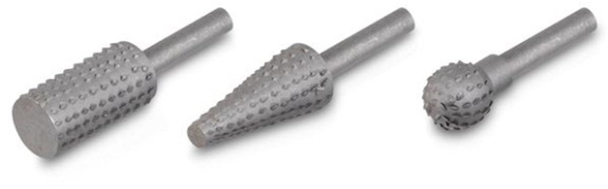 Set di raspe per legno Kreator 3 pz