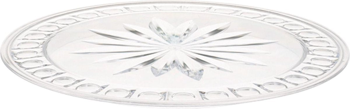 Fuente para pasteles Westmark, ø 31 cm, material parecido al vidrio, irrompible, plástico, transparente, 34552211