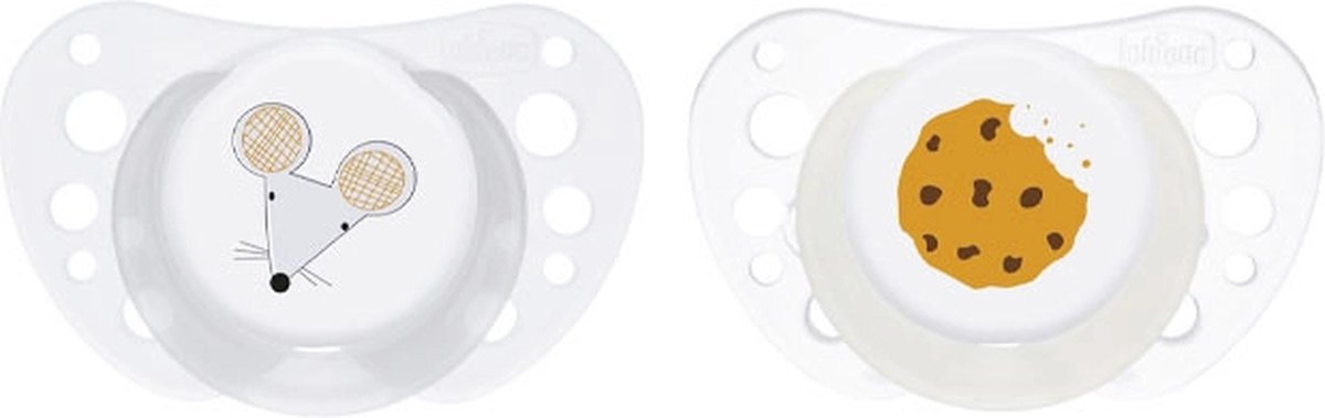 Chicco chupete fisio air silicona 16-36m 2 piezas