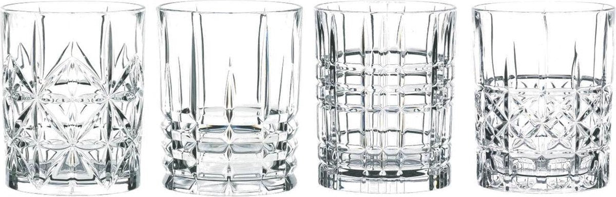 Nachtmann - bicchiere da whisky 'highland' - 345 ml - set da 4 pezzi