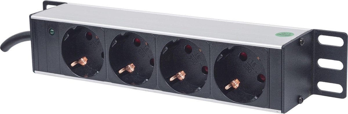 Intellinet - 714020 - 10 pulgadas - regleta - negro