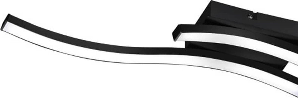 Rl live your light reality route - plafondlamp - zwart mat - incl. 2x smd 5w
