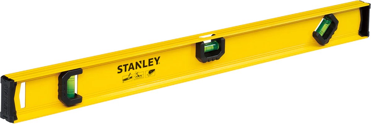 Nivel de burbuja Stanley i-beam 1200 mm 3 l con burbuja de 180°