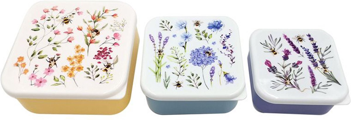 Set 3 pranzo box m l xl - Nectar Meadows a