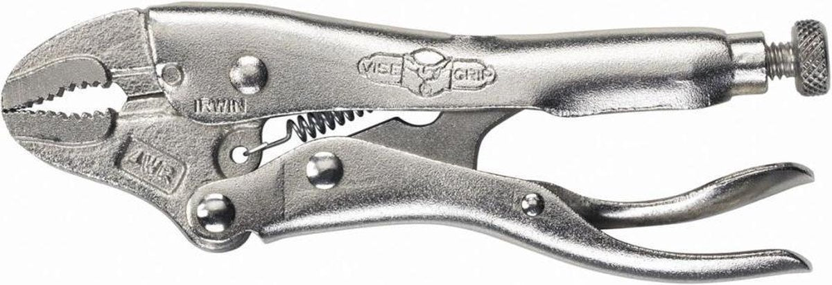 Irwin griptang gebogen bek origineel 4wr 100 mm t1002el4