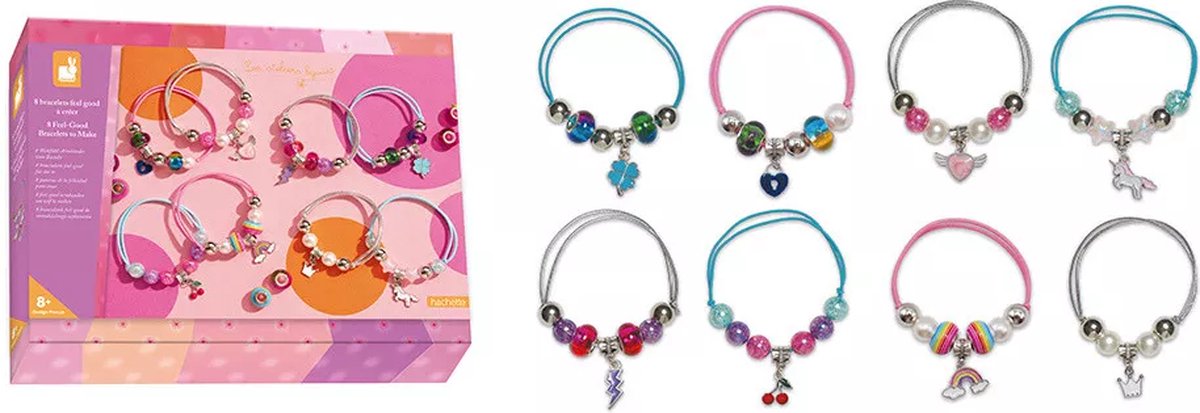 Janod - les ateliers bijoux - Realizzare 8 braccialetti del benessere