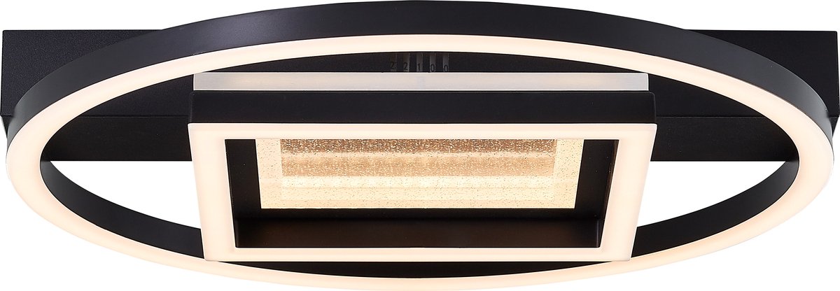 Brilliant queens - lampada da soffitto - LED 30w - 3000k - nera