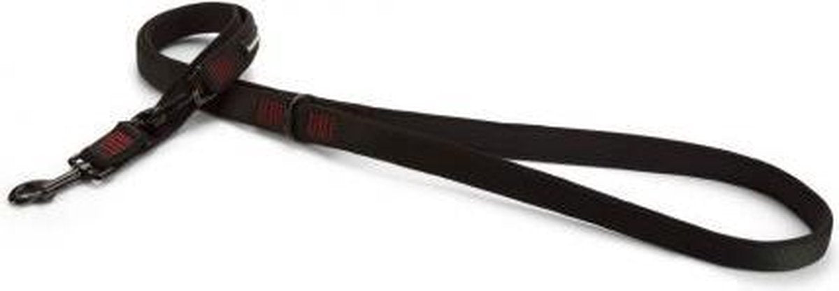 Beeztees parinca premium - guinzaglio per cani - nylon - nero - 200 cm x 25 mm