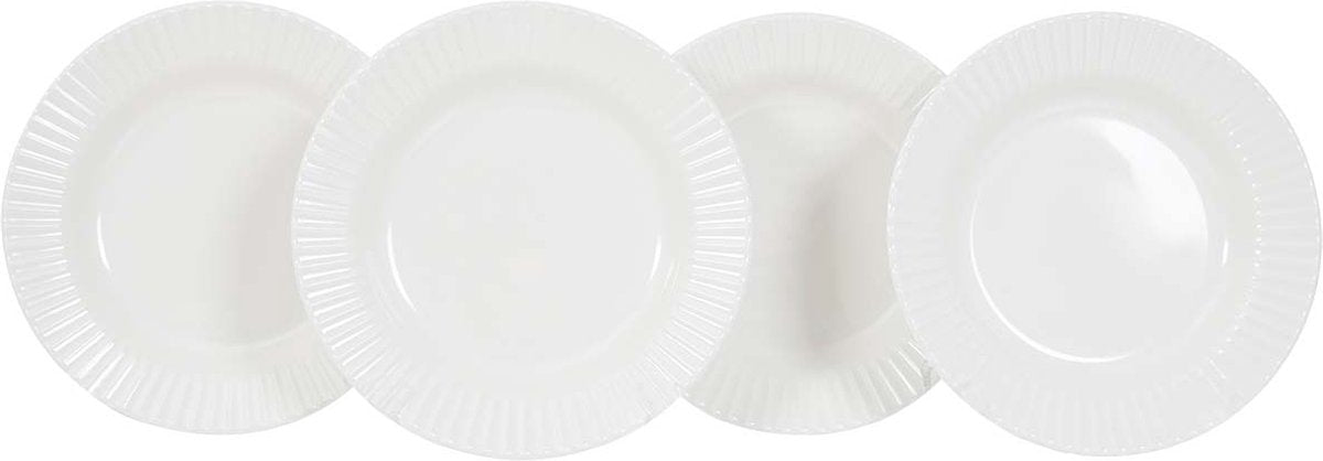 Gimex royal line diepbord - ivory - 4 stuks