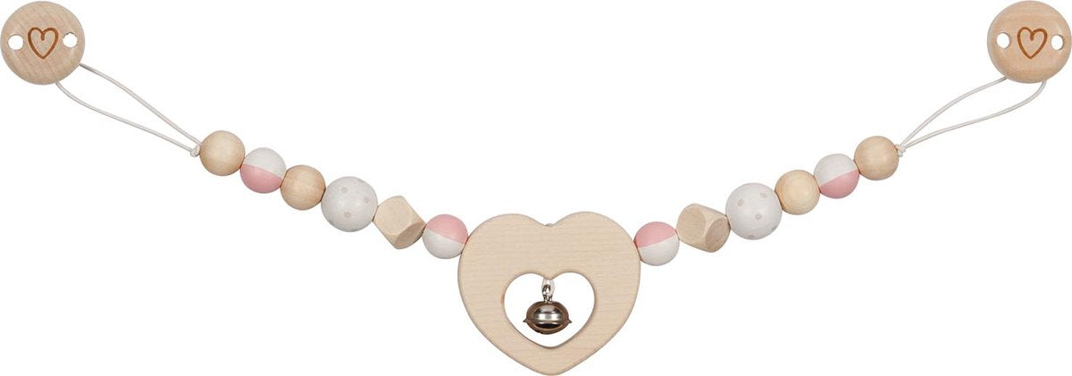 Collar Collar de cochecito de madera Goki con clips